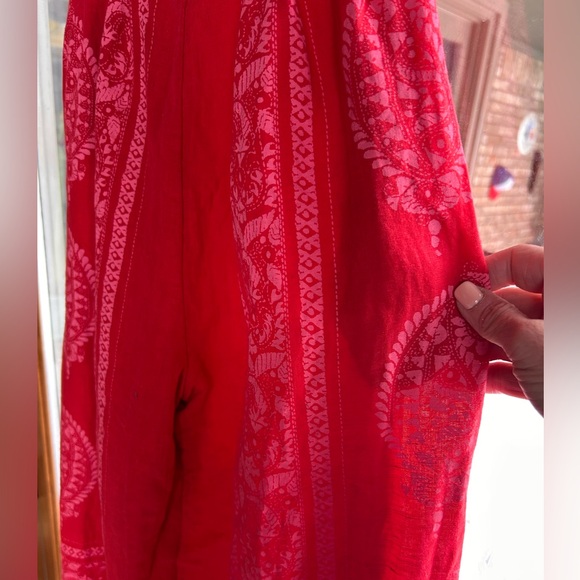 Free People Feel the Sun Bandana Jumpsuit Size 0 - Picture 5 of 15